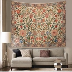 Mandala Vintage Flower Tapestry Wall Hanging Psychedelic Bohemian Indian Printed Wall Art Cloth Home Dorm Decor Bedroom Cloth