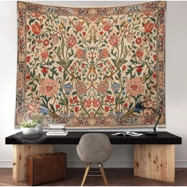 Mandala Vintage Flower Tapestry Wall Hanging Psychedelic Bohemian Indian Printed Wall Art Cloth Home Dorm Decor Bedroom Cloth