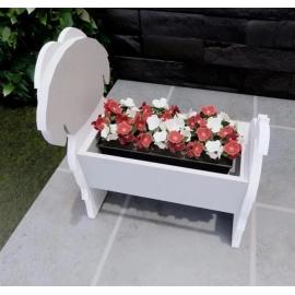 Creative Garden Flower Pot Dog Shape Planter Vase Pots DIY PVC Flower Planters Garden Home Decor Office Home Decor Gift