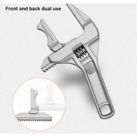 Bathroom Plumbing Wrench Short Handle Repairing Large Opening Spanner Basin Sink Multifunctional Faucet Pipe Tubing Hand Tool