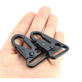 5 Carabiner Clips D Buckle Key Ring Clip Camping Kit Sports Rope Fit Sling Outdoor Bag Backpack